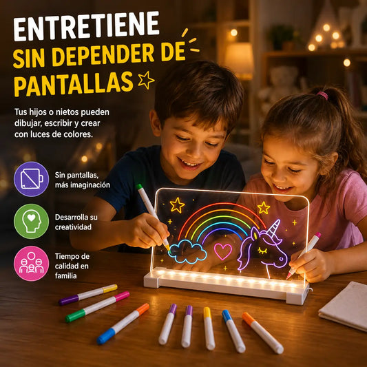 LumiBoard - Creatividad sin límites + 12 masillas