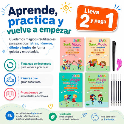 Set Cuaderno Magic CaligrafÍa Montessori