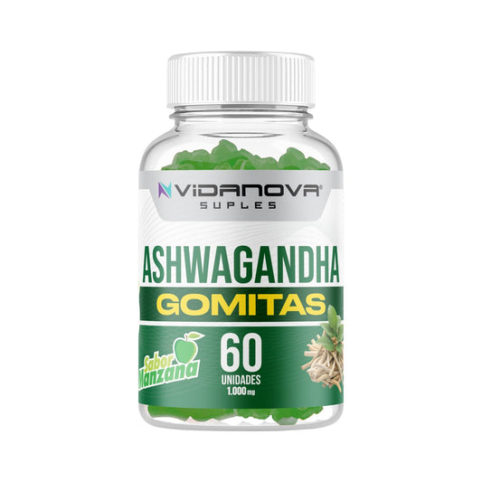 Ashwagandha gomitas sabor manzana