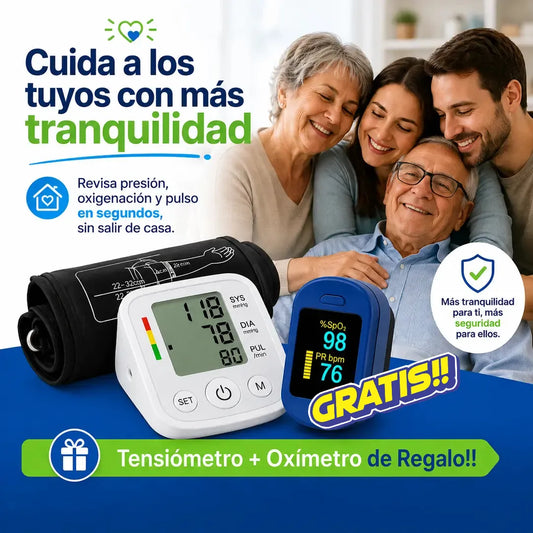 Tensiometro + Oximetro de REGALO!