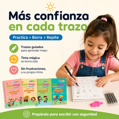Set Cuaderno Magic CaligrafÍa Montessori