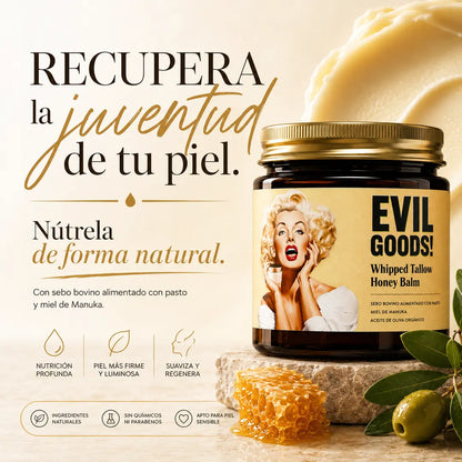 Evil Goods | Crema de sebo bovino y miel de Manuka