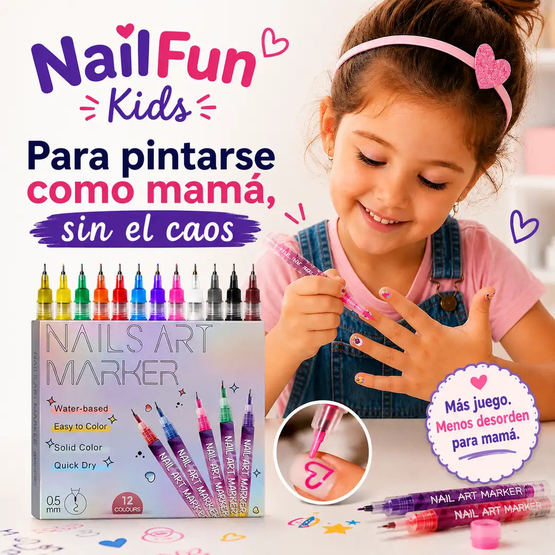 NailFun Kids - Uñas creativas sin desorden